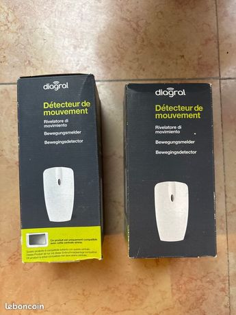 2 détecteurs mouvements DIAGRAL DIAG21AVK