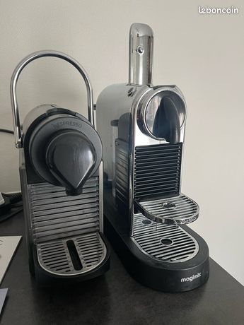 2 machines Nespresso Pixie & Citiz Chromé