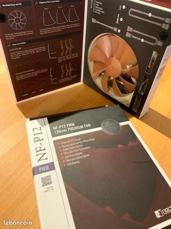 2 Ventilateurs Noctua NF-F12 pwm