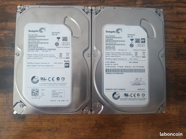 2xHDD 500 Go [DISQUE DUR]