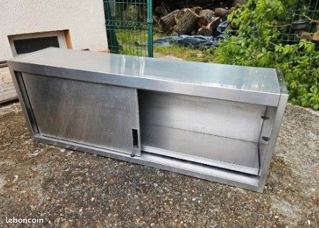 3 armoires inox suspendu