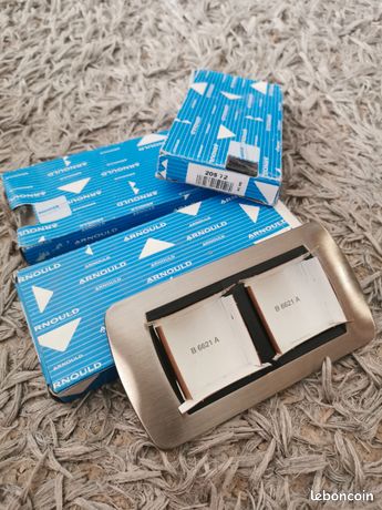 3 Boites ARNOULD 22912 Plaque DOUBLE Titane Satin