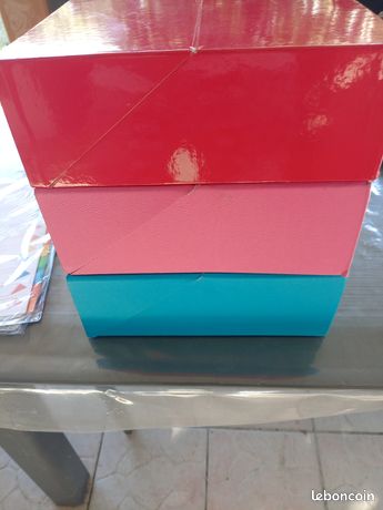 3 boites de rangements documents a peage de roussillon 38