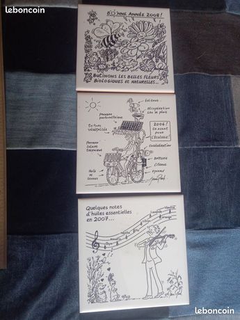 3 Carreaux différents humoristique carrelage