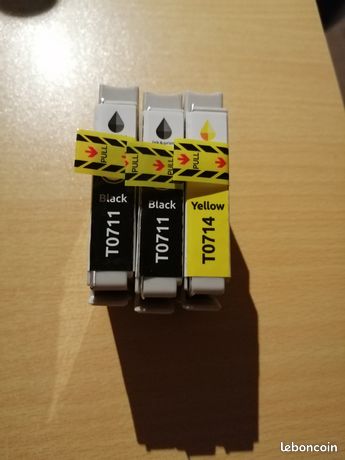 3 Cartouches encre compatible epson stylus