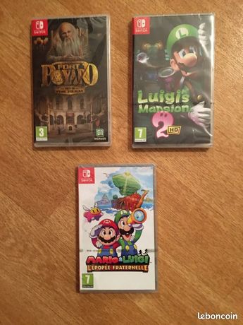 3 cassettes switch sous blister