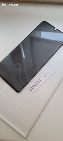 3 écrans verre trempé anti spy Samsung