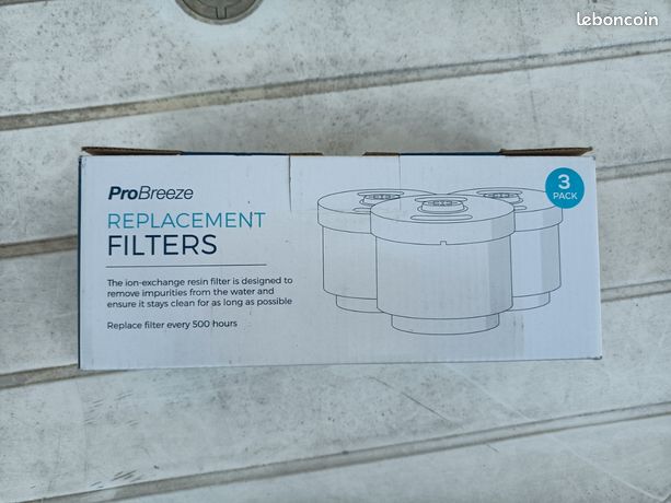 3 filtres Pro Breeze Neuf pour humidificateur d'air