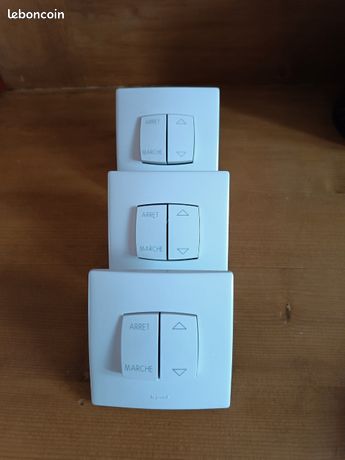 3 interrupteurs de volets