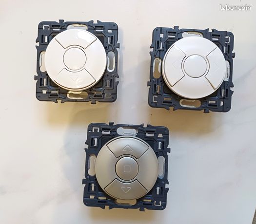 3 Interrupteurs volet roulant Legrand Céliane