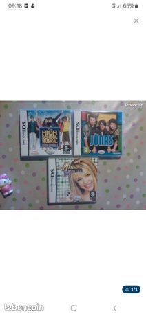3 jeux ds musical hannah montana-jonas-high school musical15 le