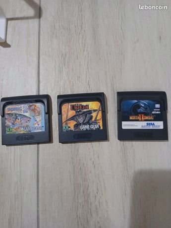 3 jeux Game gear