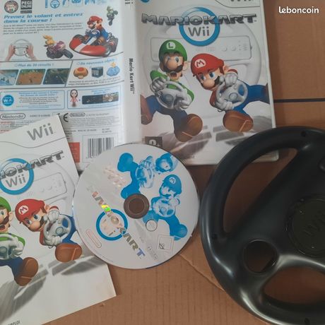 3 jeux Nintendo Wii Mario + volant en