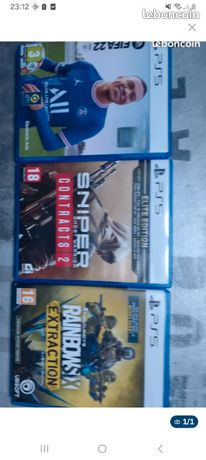 3 jeux ps5 ...lot 40 euros