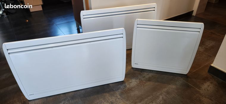 3 radiateurs électriques à inertie Noirot 1000 W et 1500 W