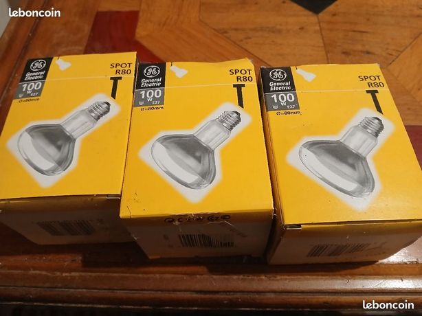 3 Réflecteur E27 GE - Puissance restituée 100W