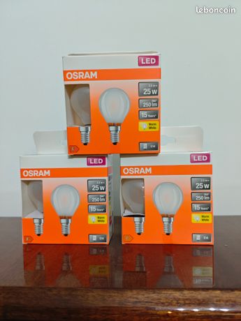 3 x 2 Ampoules LED OSRAM 25W E14