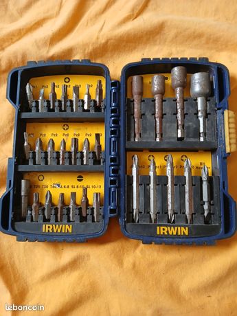 30 embouts de tournevis irwin