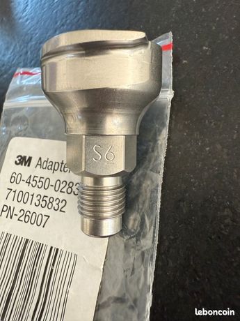 3M PPS 2.0 Adaptateur pour Pistolet pulvérisateur #S6 26007 mâle 635 mm 19 Filetage BSP connecte de Nombreuses Marques de Pistolets à Peinture au système de pulvérisation de Peinture PPS 2.0