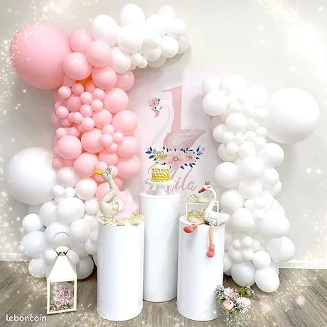 3pcs présentoir de piédestal de support de cylindre rond art de support de pilier décoratif blanc pour les accessoires de fête d'anniversaire de mariage bibelots fleurs bougies