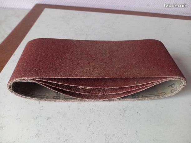 4 bandes abrasives pour ponceuse à bande parkside.le