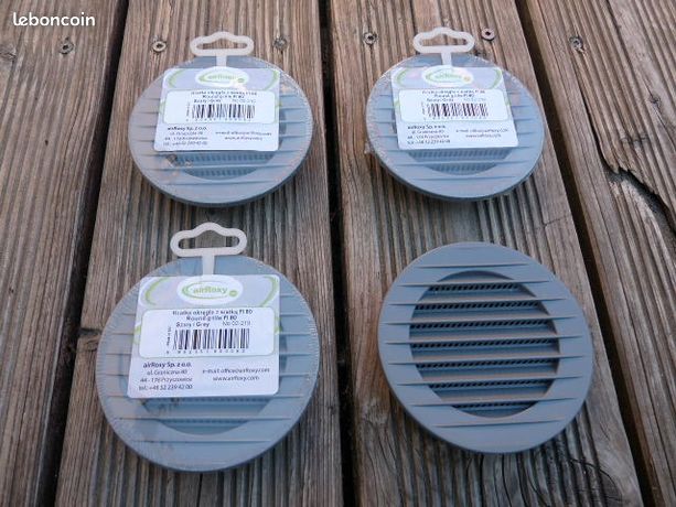 4 grilles de ventilation