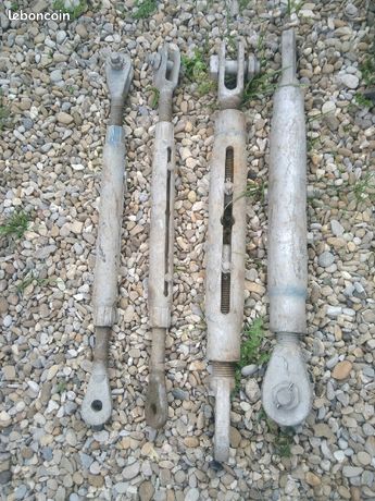 4 gros ridoirs galvanisés 57 cm et 50 cm