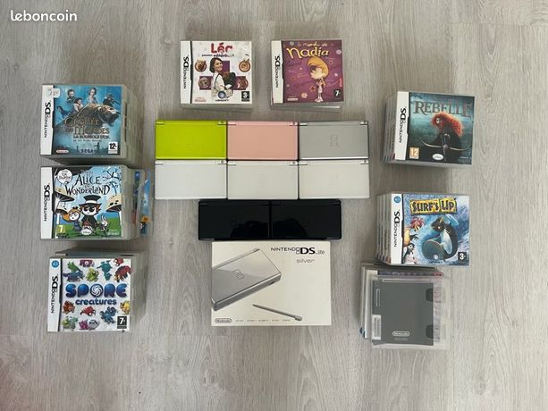 4 Nintendo ds lite avec 20 jeux