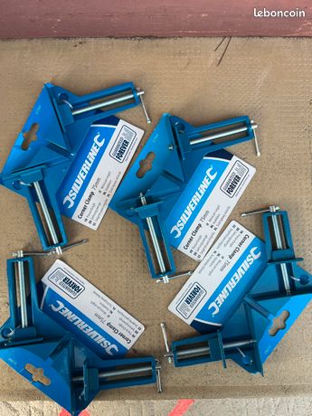 4 Pièces serre joints dangle droit métallique 90 degrés serre joint angle droit pince angle droit presse cadre pour travail du bois cadre étau d'angle outils à main pinces étau à bois métal