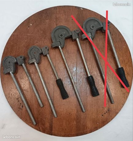 4 pinces à cintrer ∅10-∅12-∅14mm