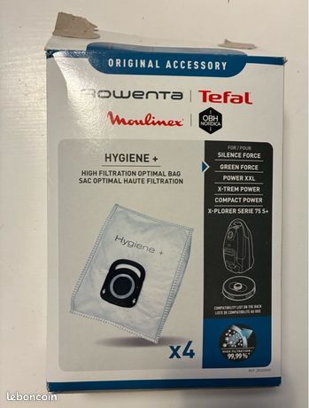 4 sacs aspirateur marque Rowenta Tefal Moulinex