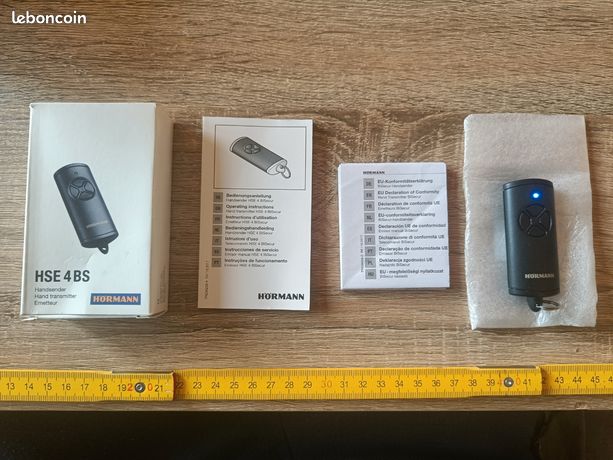 4 télécommandes Hörmann HSE 4 BS