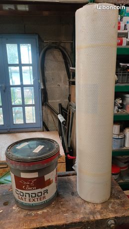 400m2 de Toile de verre murale