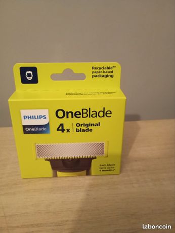 4 Lames de rasoir Philips one blade