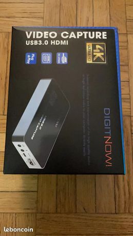 4K 60HzCartes de Capture vidéoUSB3.0 avec microphone et écouteursCapturez une résolution jusqu'à 4K au format NV12 de la plus haute qualité pour l'enregistrement de jeu diffusion endirect