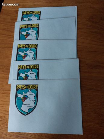 5 enveloppe décorées pays de Loire envoi gratuit