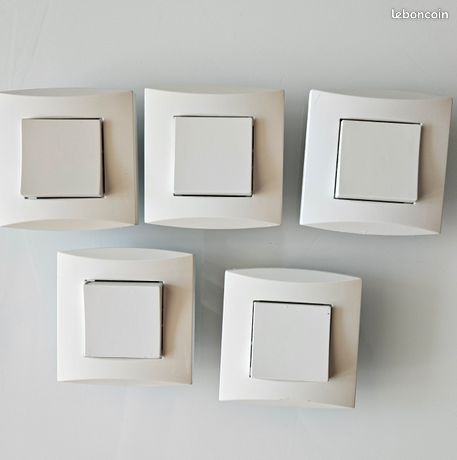 5 interrupteurs Alombard Alvais