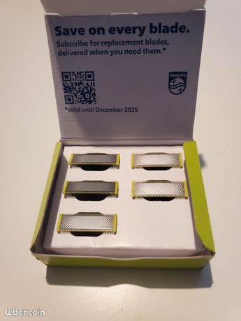 5 Lames oneblade Philips rasoir