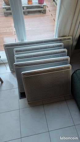 5 Radiateurs radiants Airelec + 1