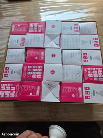 50 ampoules GU 10 led