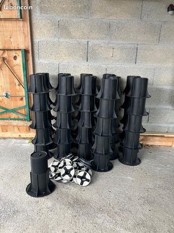50 Plots réglables pour terrasse eterno ivica 150-270mm