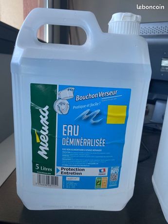 6 bidons Eau déminéralisée 5 litres =5283quarts 4