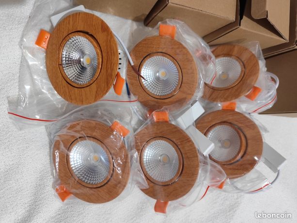 6 spots encastrables