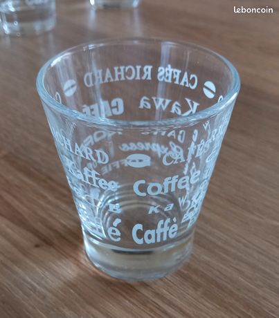 6 x Verres à café Espresso " Richard "