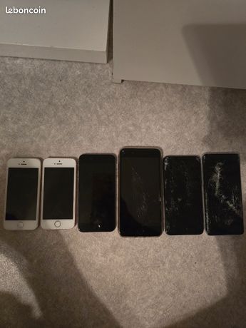 6 smartphone HS pour piece