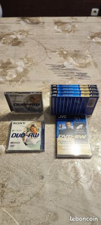 7 DVD-RW pour camescope