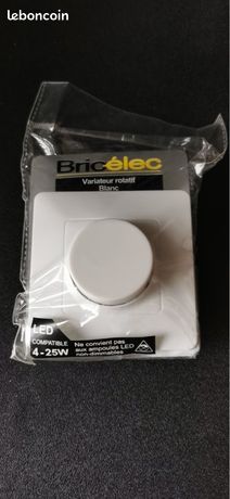 7 interrupteurs Variateur déclairage blanc