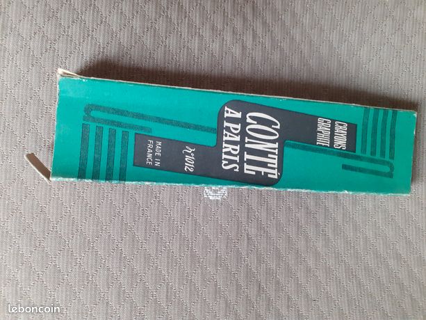 8 crayons papiers non taillés- conté Paris- N°1012