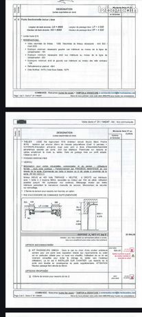 8 portes sectionnelles 4m*4,5m