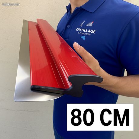 80 CM | Lame à lisser l'enduit en inox | Placo BA13 Plaque de plâtre | Ratissage Couteaux type Parfait'Liss | Spatule a enduire avant peinture | Peintre Plaquiste | Murs plafond | Maisons appartement
